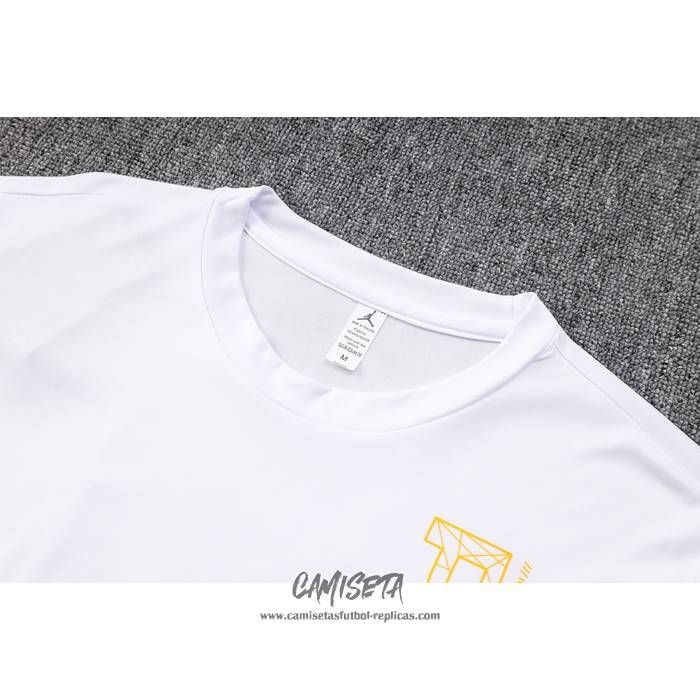 Chandal del Paris Saint-Germain Jordan 2023-2024 Manga Corta Blanco - Pantalon Corto